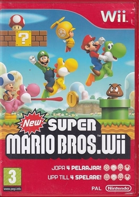 New Super Mario Bros. Wii - Finsk og Svensk - Nintendo Wii (B Grade) (Genbrug)